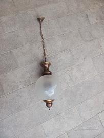 luce da soffitto a boccia 