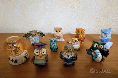 Gufi da collezione.