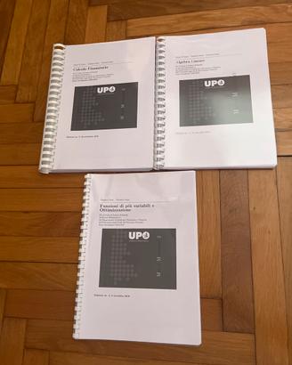 Dispense universitarie UPO – Metodi Matematici