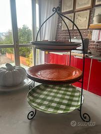 Etagere portapiatti Industrial