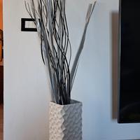 vaso ceramica bianco