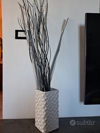 vaso ceramica bianco