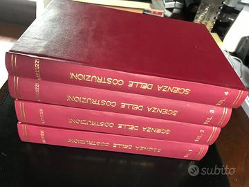 Odone Belluzzi Scienza delle costruzioni 4 Volumi