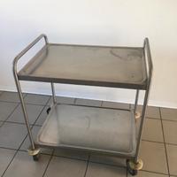 Carrello cucina in acciaio