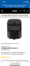 Friggitrice ad aria Haier
