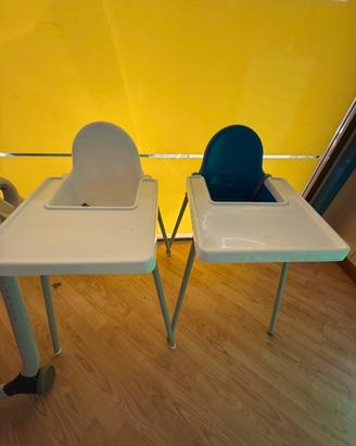 Coppia seggioloni ikea