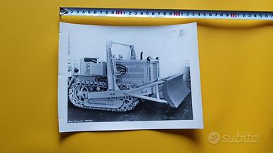 Breda trattore agricolo 50 D ruspa 1954 foto epoca