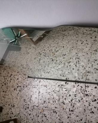 Specchiera con specchio in vetro L 120 x H 105 cm