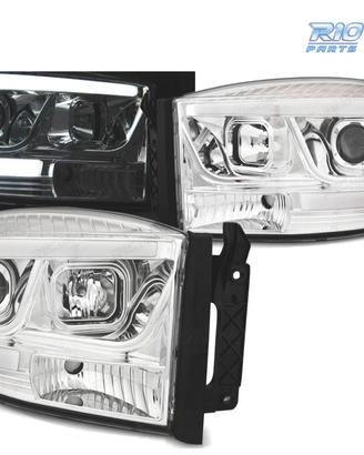 FARI PER DODGE RAM 06-08 A TUBO LED CROMATI