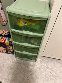 Piccolo mobiletto in plastica