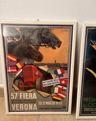 2 stampe vintage incorniciate Codognato Tomba