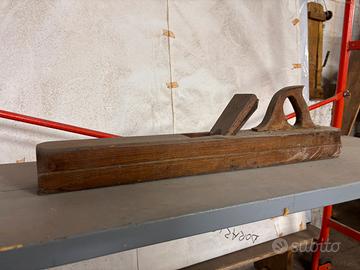 Antica grande pialla da falegname primi 900