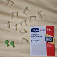 Copriprese antiscossa per prese a muro 10A Chicco
