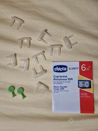 Copriprese antiscossa per prese a muro 10A Chicco

