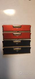 RAM DDR4 16 GB (4X4 GB0 2666MHz Corsair Vengeance