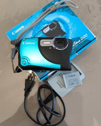 CANON POEERSHOT D20 subacquea 