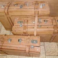 Set valigie vintage ideali per auto d'epoca 