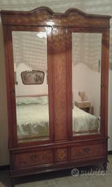 armadio comò e comodini in stile 800 siciliano 