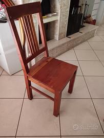 sedie teak indiano