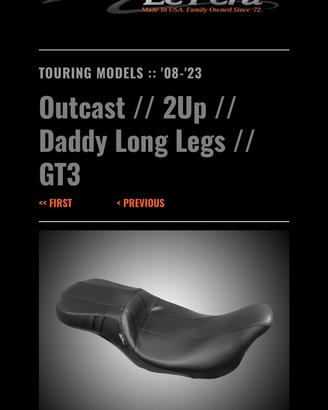 Sella le pera harley davidson touring models 08-23