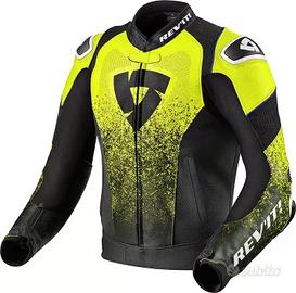 Giacca Rev'it Quantum Air Nero Giallo  taglia 48