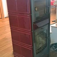 Stufa a legna con forno 15kw Edilkamin ventilata