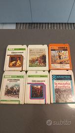 lotto stock cassette stereo 8 musica
