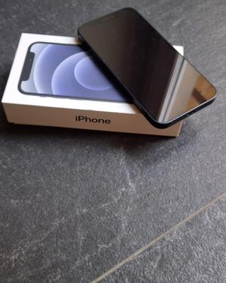 Iphone 12 mini nero con salvaschermo nuovo