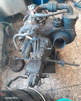 motore fiat 126 650cc + 5 pneumatici con cerchio