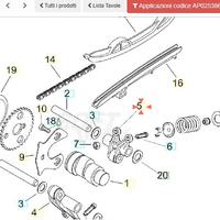 Bilanciere completo aspirazione Aprilia Leonardo 1