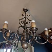 Lampadario antico restaurato OTTONE