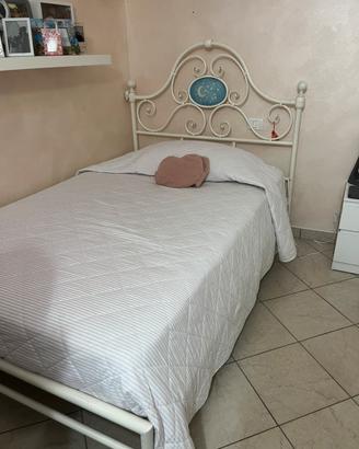 Letto una piazza e mezza + materasso memory