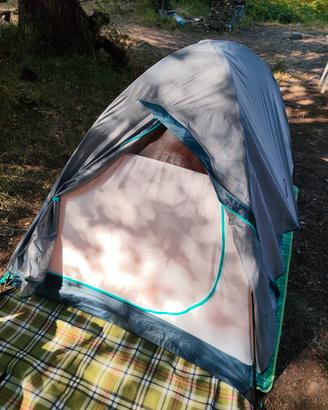TENDA CAMPEGGIO+MATERAS. 2P NUOVO+SCONT.€45,00