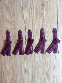 5 Cinturini in pelle 20mm Made In Italy