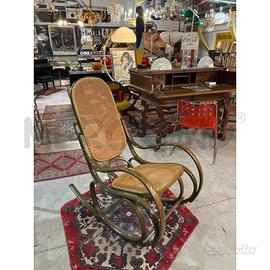 SEDIA DONDOLO LEGNO CURVATO PAGLIA DI VIENNA LS IT