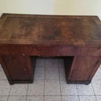 Scrivania legno dell'800 con segreto a scorrimento