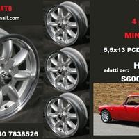 Cerchi minilite 5,5x 13 5x130 et25 honda s800 s600
