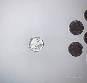 Lotto 14 Monete 50 Lire Micro Splendide (SPL)