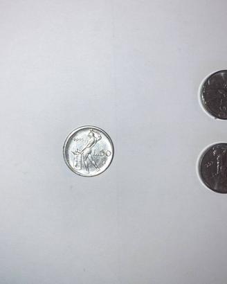 Lotto 14 Monete 50 Lire Micro Splendide (SPL)