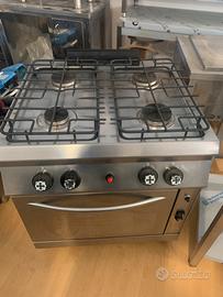 CUCINA 4 FUOCHI A GAS CON FORNO 80x70