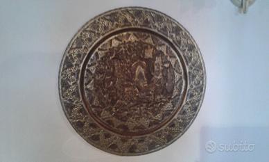 Piatto soggetto tzigano arabesco