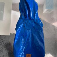 Impermeabile cani raindrop blu