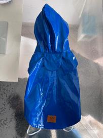 Impermeabile cani raindrop blu
