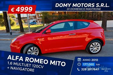 Alfa Romeo MiTo 1.6 multijet 120cv anno 2010