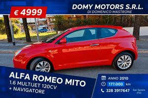 Alfa Romeo MiTo 1.6 multijet 120cv anno 2010