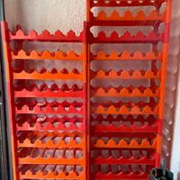 Porta bottiglie impilabile cantina