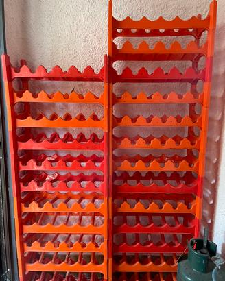 Porta bottiglie impilabile cantina