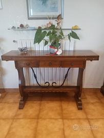 Consolle legno apribile 