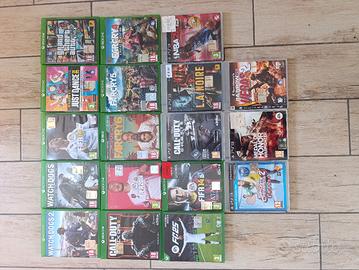 lotto videogiochi Xbox One e PlayStation 3 