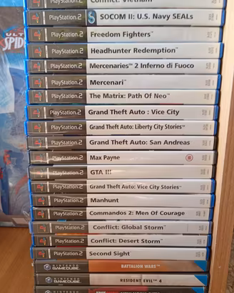 Giochi GameCube. PlayStation 1 e 2.  originali 